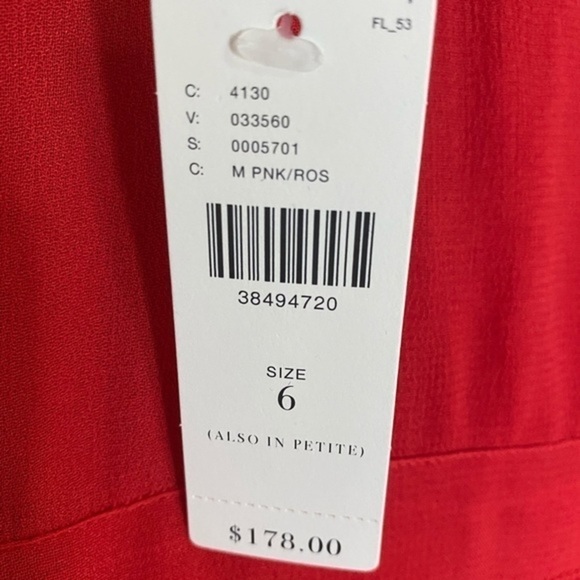 NWT Anthropologie HD in Paris Marina‎ Chiffon Dress size 6 - Picture 6 of 6